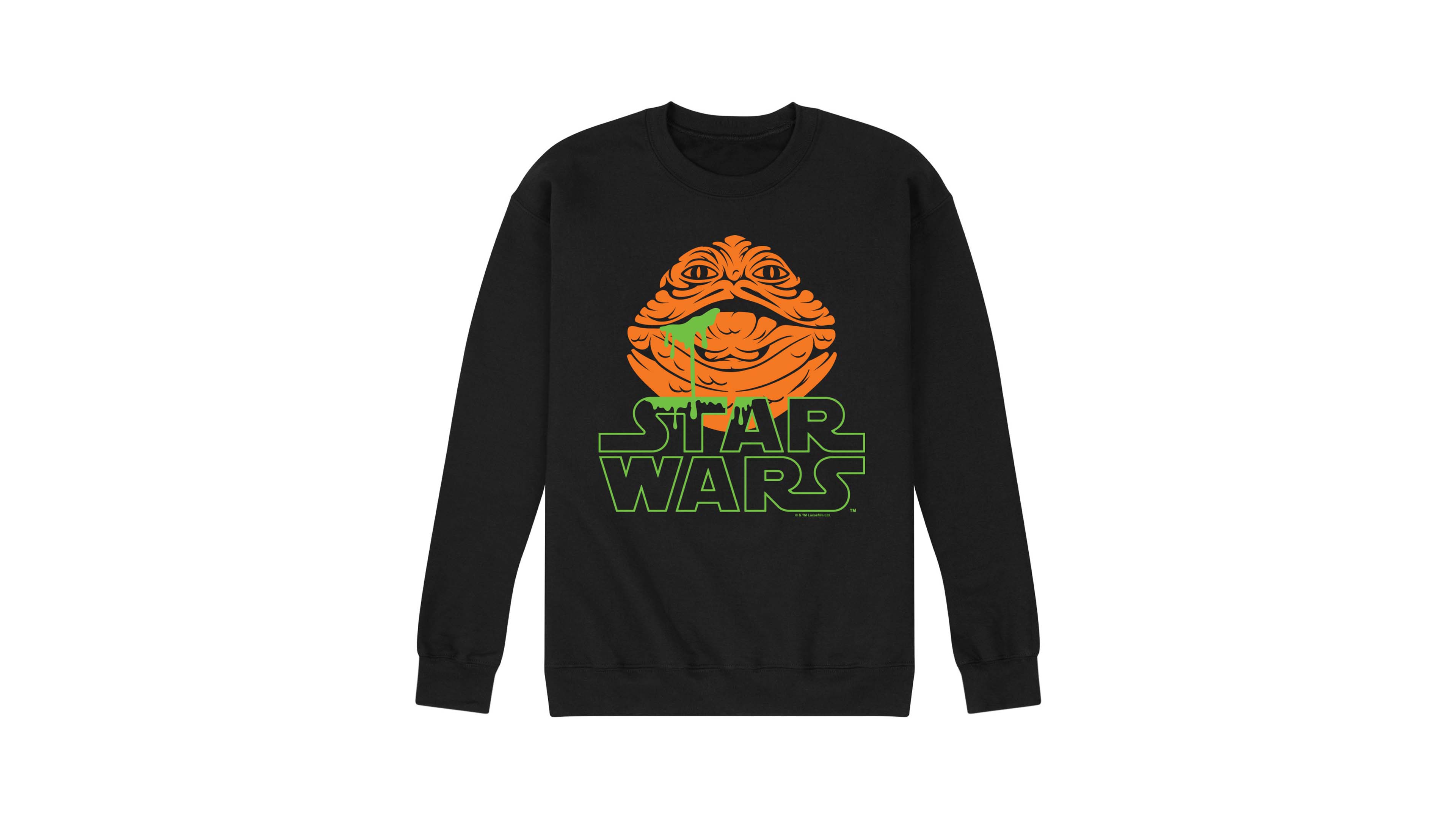 Airwaves Men's Jabba the Hutt Long-Sleeve Fleece Sweatshirt