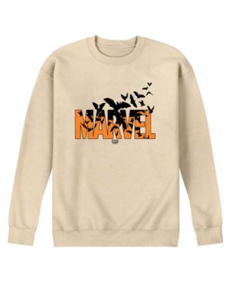 Men's Halloween Bat Logo Long Sleeve Fleece Sweatshirt