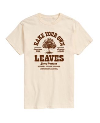 Men's Rake Your Own Leaves Fall Graphic T-Shirt