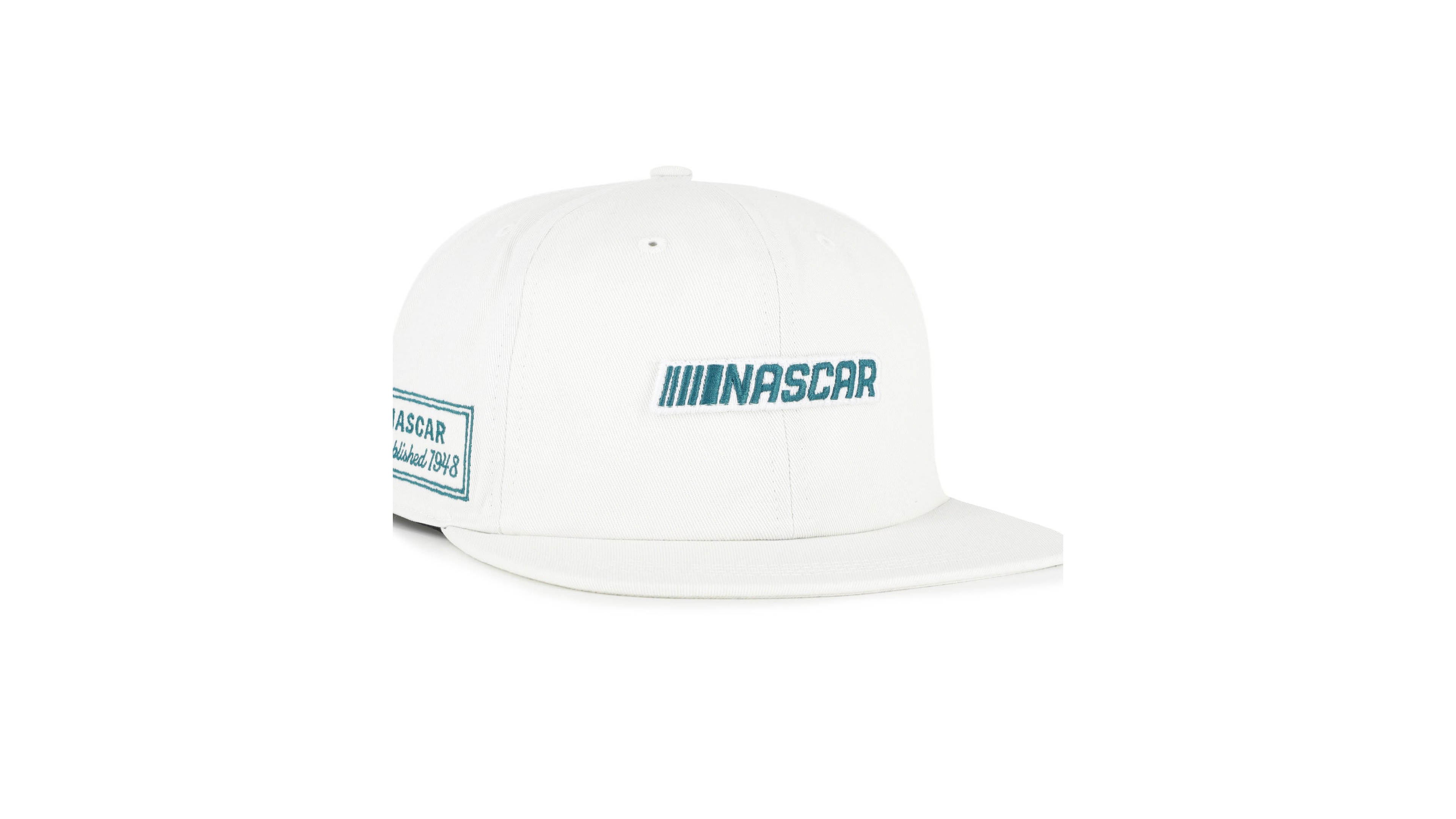 '47 Brand Men's White Nascar Contemporary Relaxed Captain Adjustable Hat