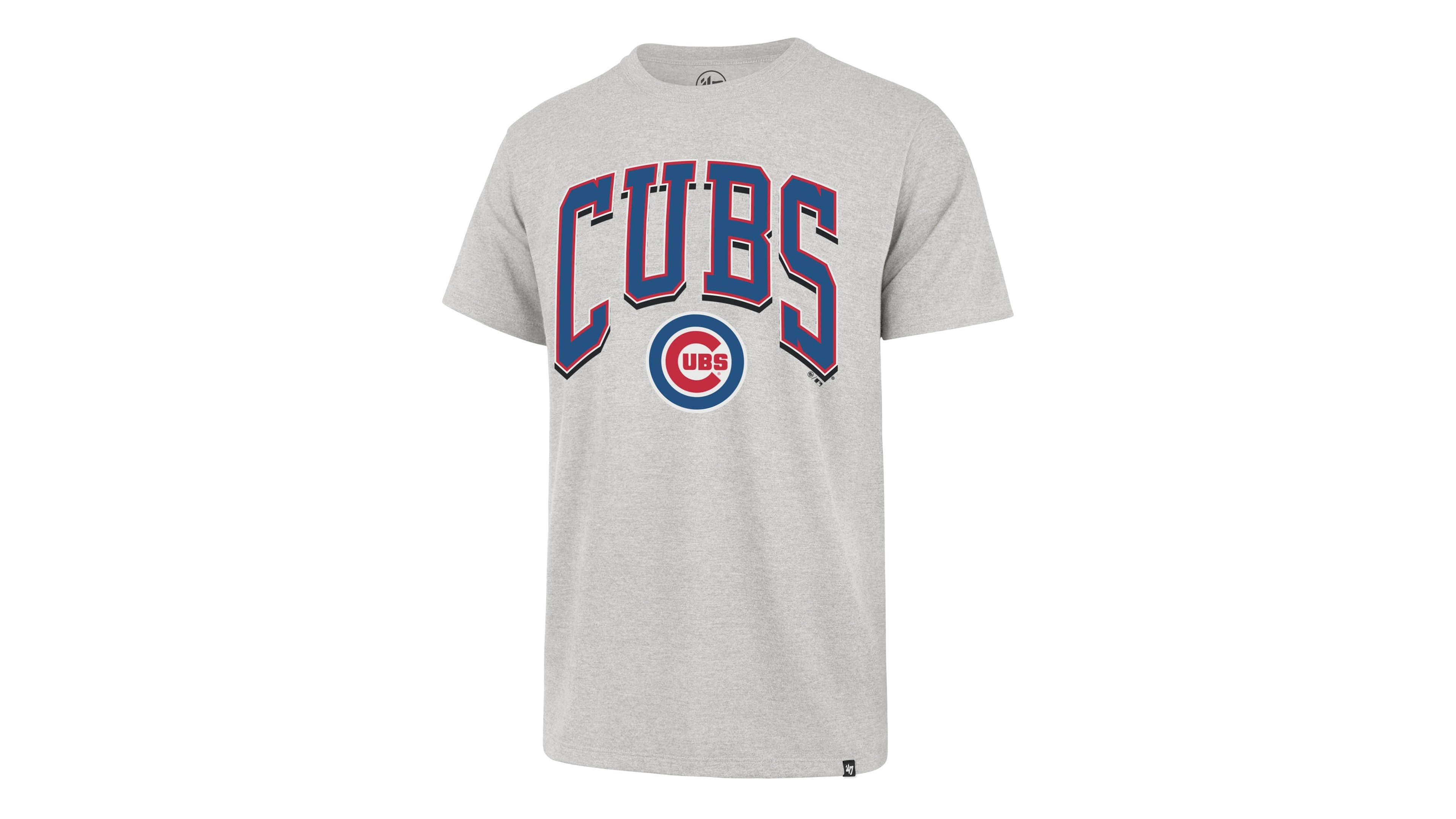 '47 Brand Men's Gray Chicago Cubs Walk Tall Franklin T-Shirt