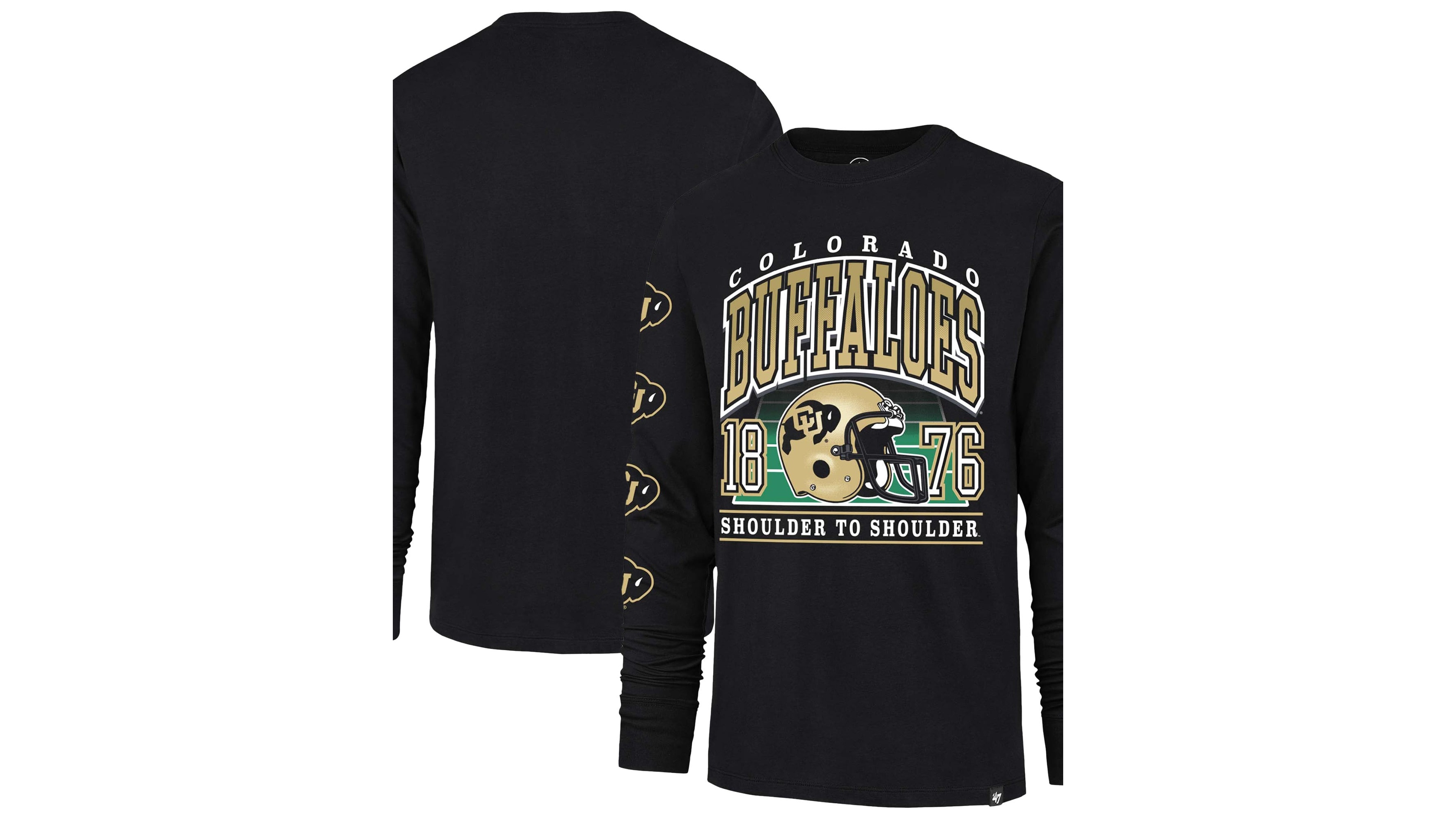 '47 Brand Men's Black Colorado Buffaloes Go Big Long-Sleeves T-Shirt