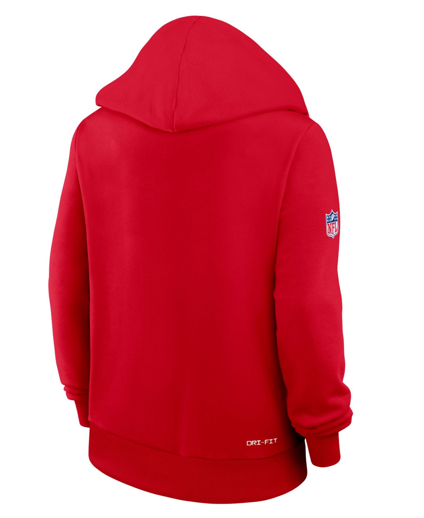 Женское худи Nike Red Kansas City Chiefs Sideline Standard Issue Dri-FIT — фото 2