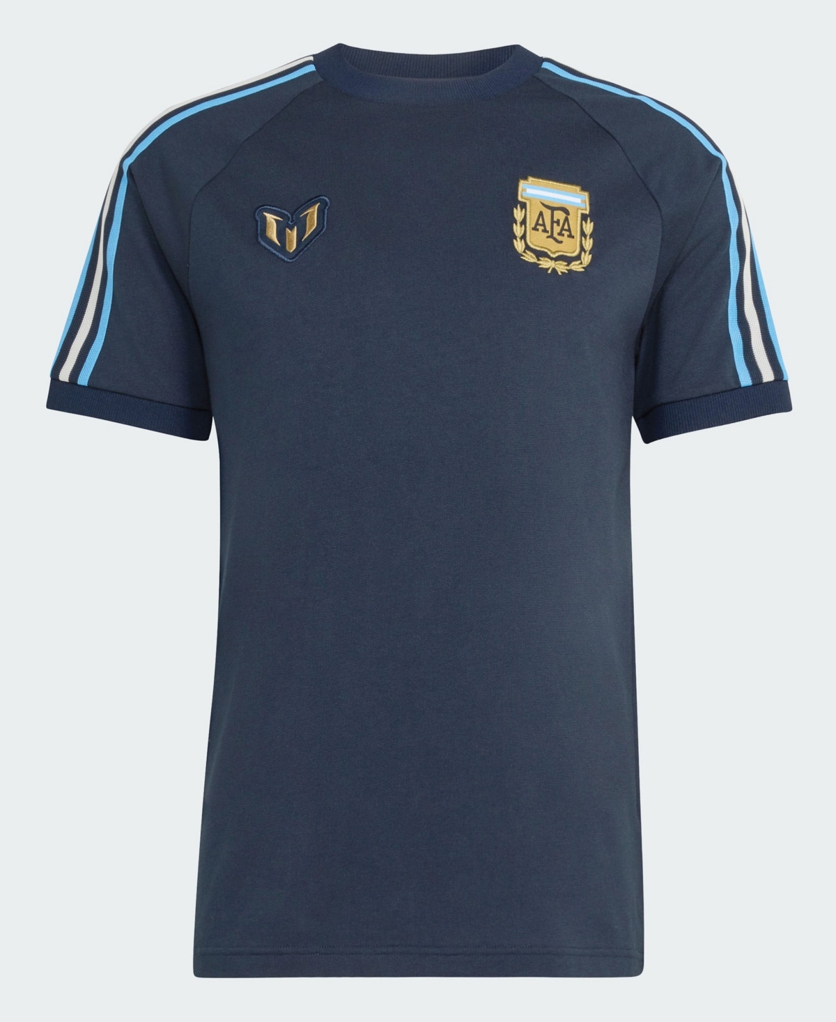 adidas Men's Navy Argentina National Team Afa x Messi T-Shirt - Navy