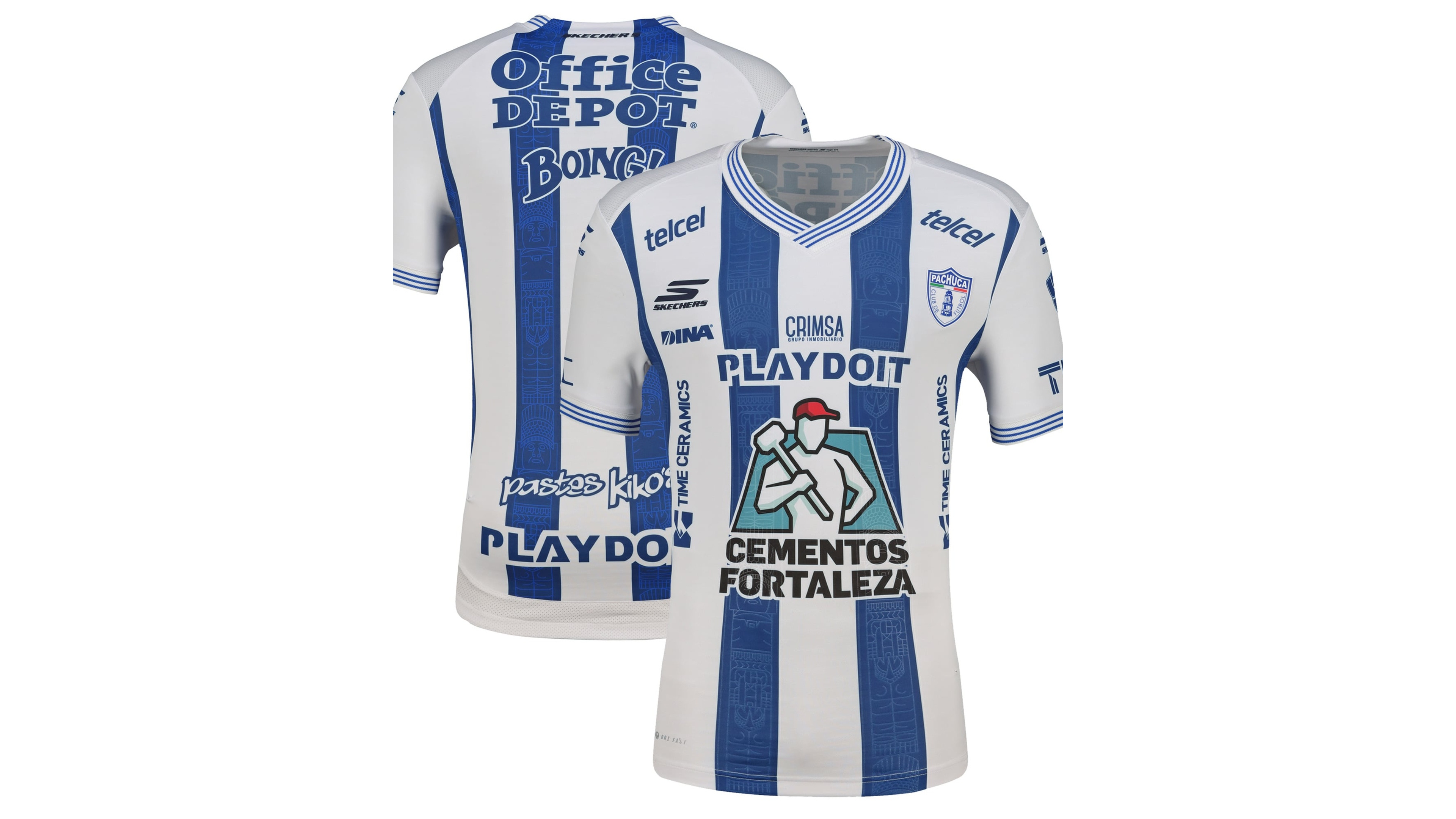 Skechers Men's White C.f. Pachuca 2026/27 Home Authentic Jersey