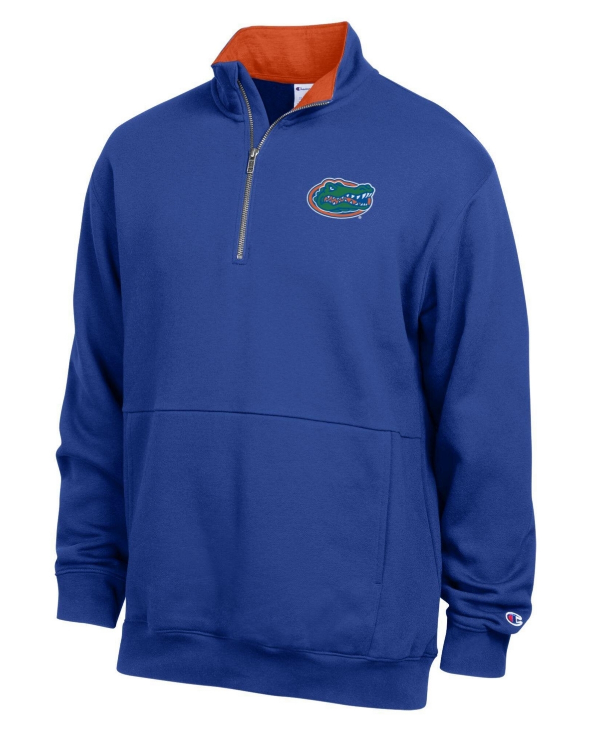 Champion Men's Royal Florida Gators Fleece Quarter-Zip Pullover