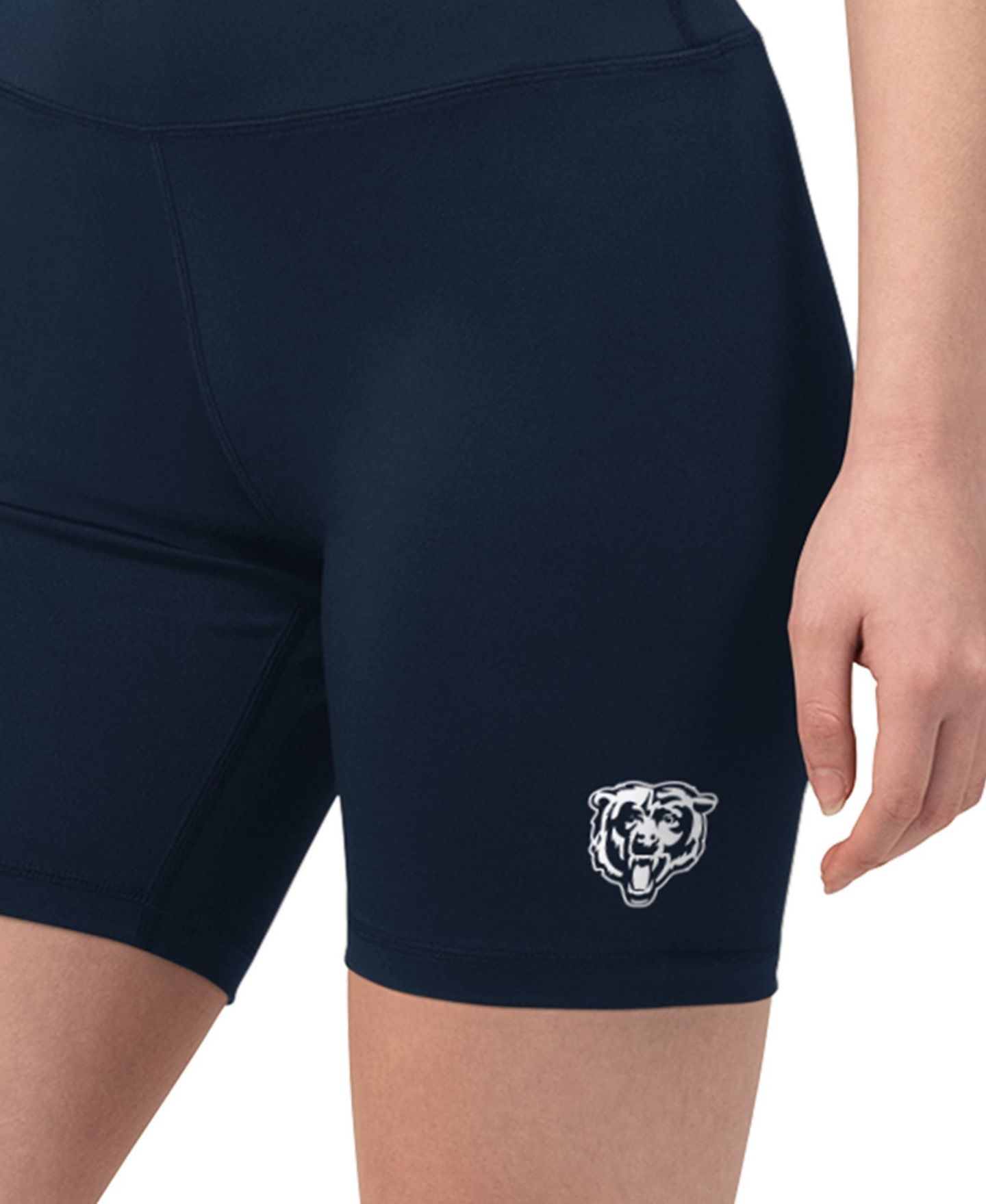 Женские шорты Starter Navy Chicago Bears Biker — фото 2