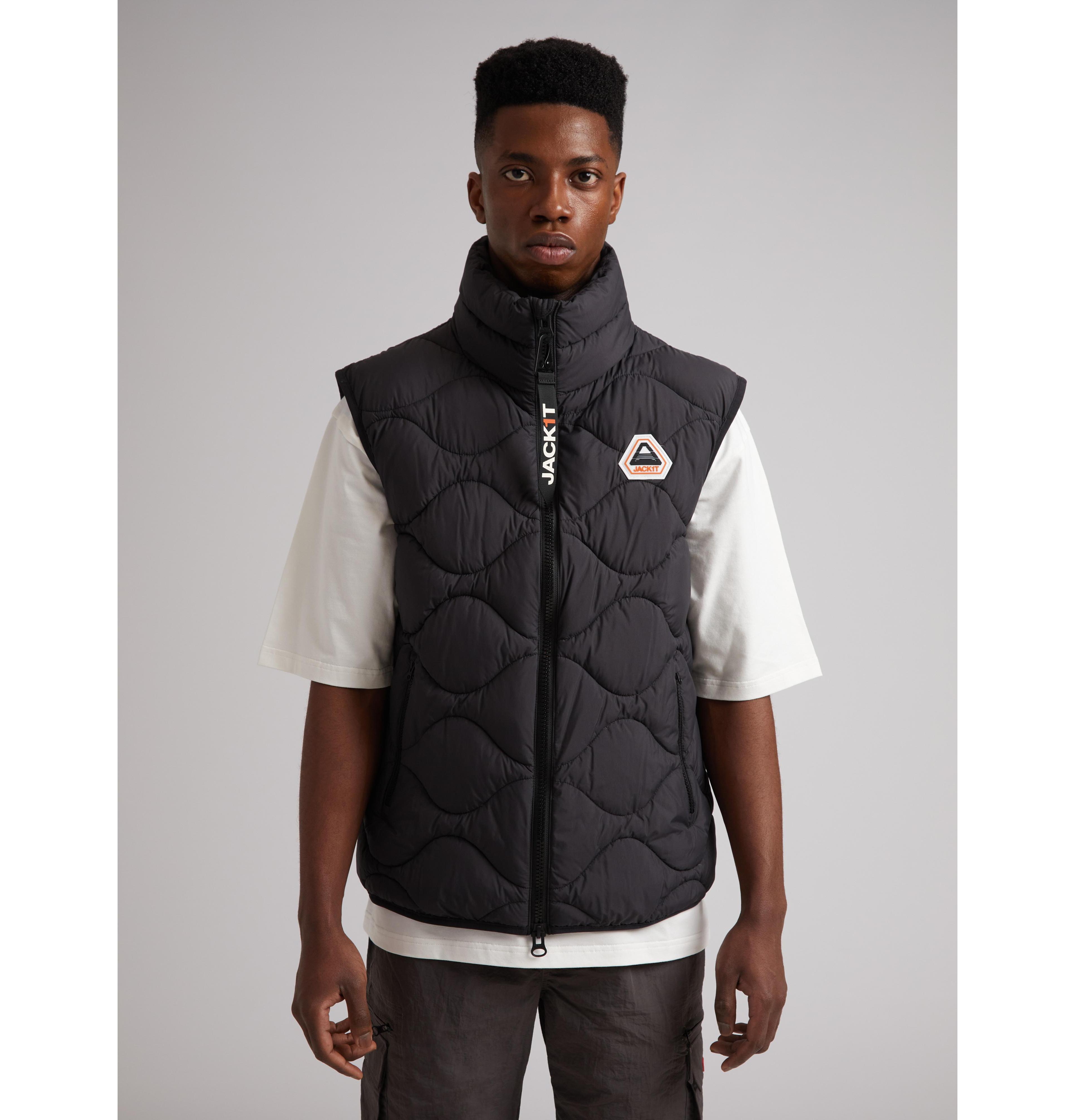 JACK1T Men's ORB1T High Neck Sleeveless Puffer Vest