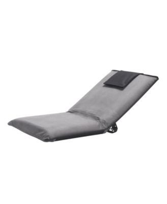 6-Position Adjustable Folding Floor Chair with Back Support for Reading TV Watching and Gaming