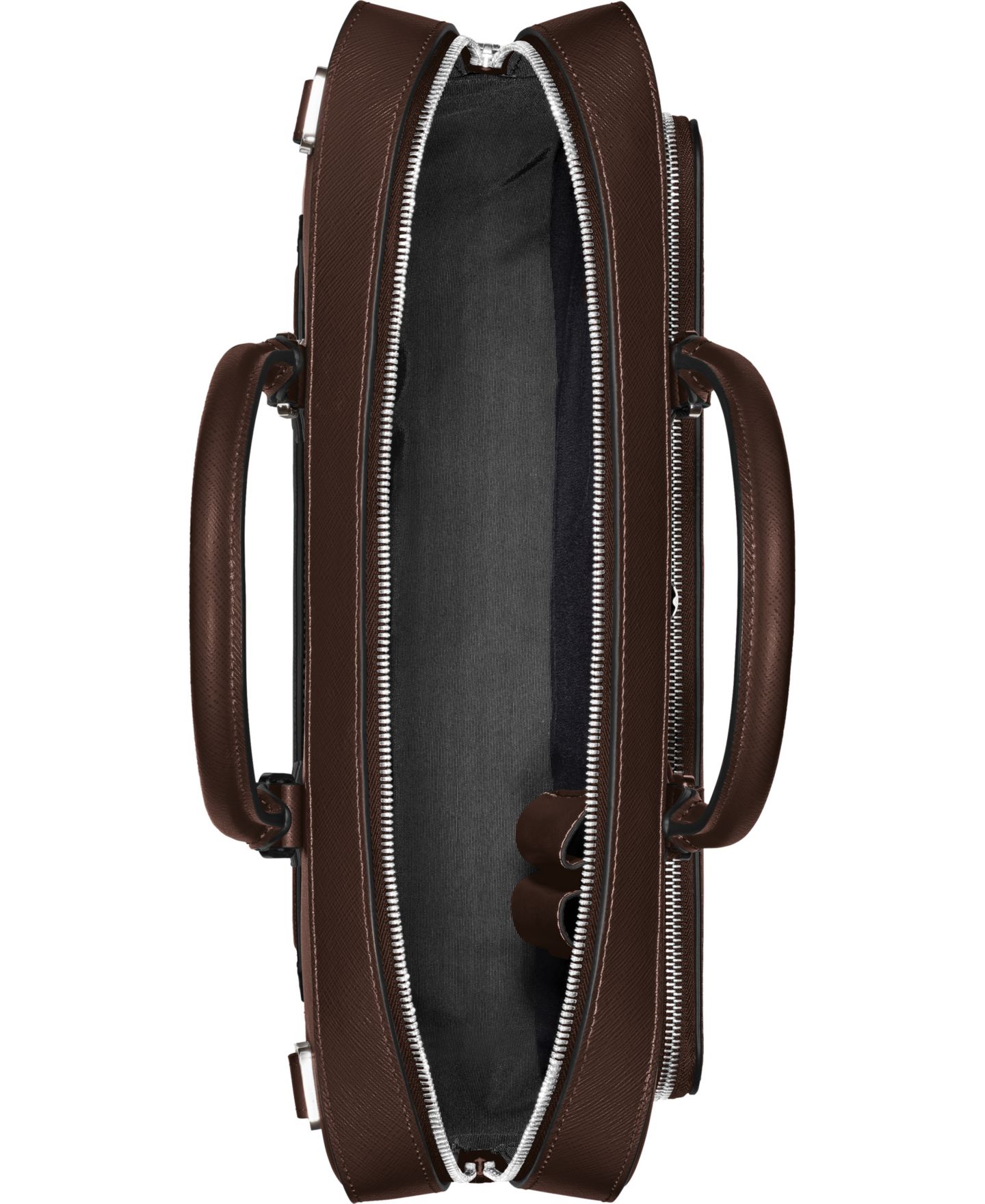 Мужские портфели Montblanc Sartorial Leather Padded, цвет: Коричневый — фото 3