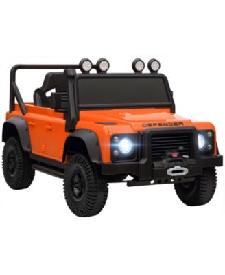 Licensed Land Rover Defender 110 SVX 12V Ride-On Car with 2.4G Remote Control, Ages 3-5