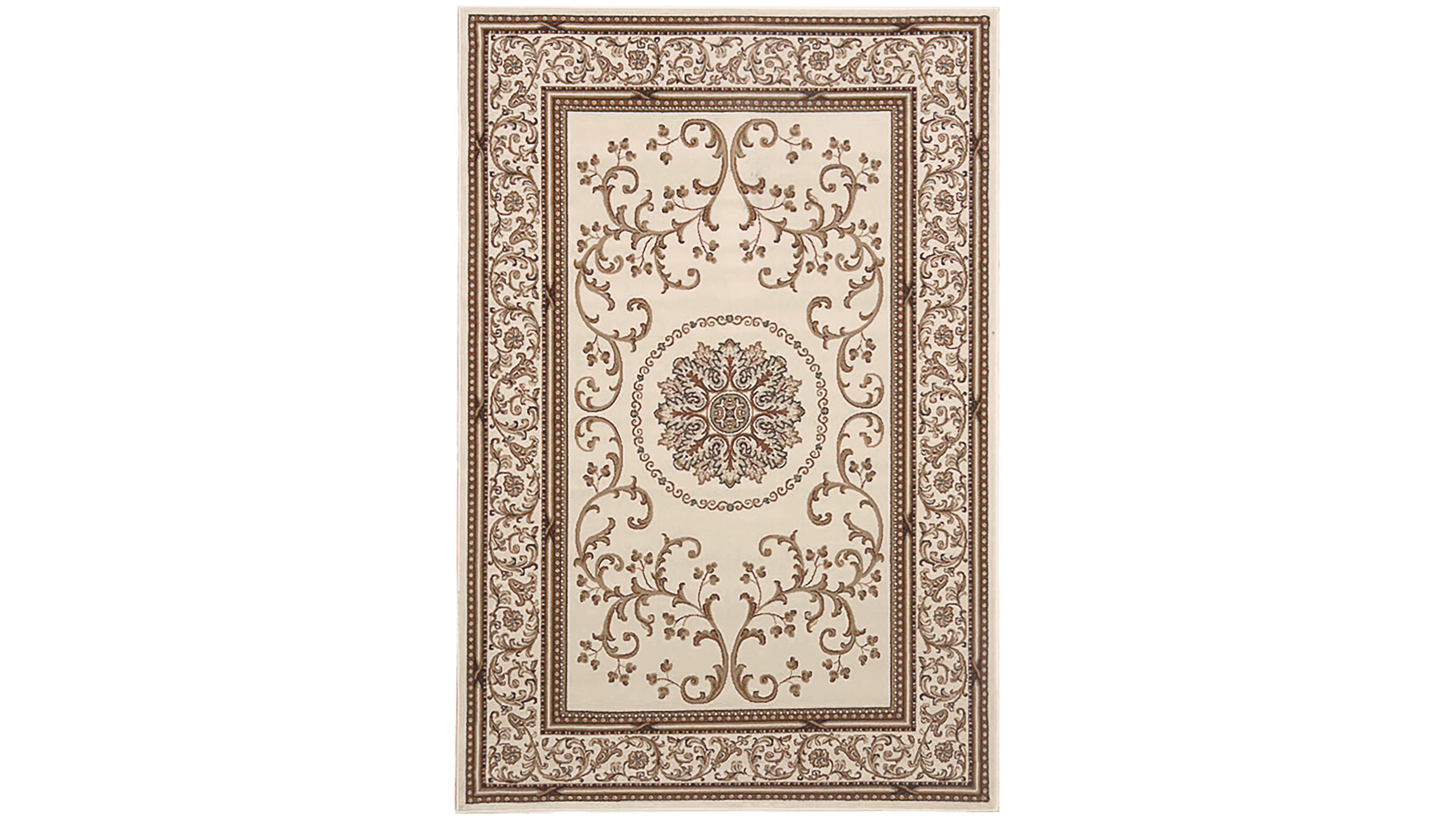 Closeout! Km Home 1419/1323/Black Navelli Black 7'9" x 11'6" Area Rug