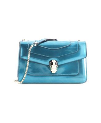Small Serpenti Forever Shoulder Bag Metallic Leather