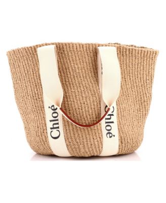 Large x Mifuko Woody Tote Raffia