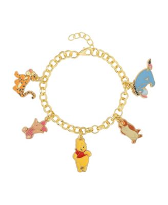 Winnie-the-Pooh Charm Bracelet for Women Official License, 7"+1"