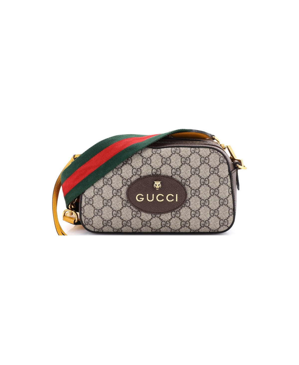 Pre-Owned Gucci Neo Vintage Camera Messenger Bag Gg Coated Canvas - Brown