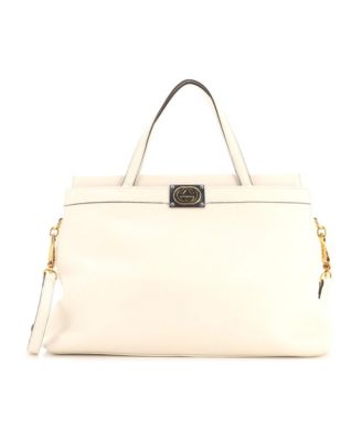 Medium Linea Matisse Interlocking G Top Handle Tote Leather