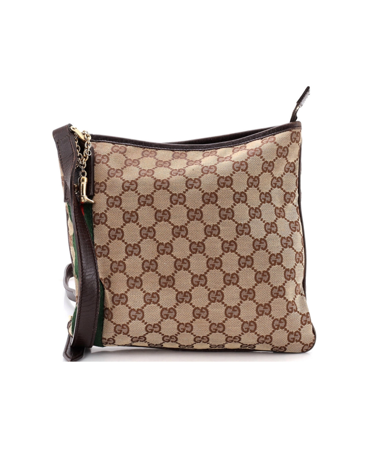 Pre-Owned Gucci Jolicoeur Messenger Bag Gg Canvas - Brown