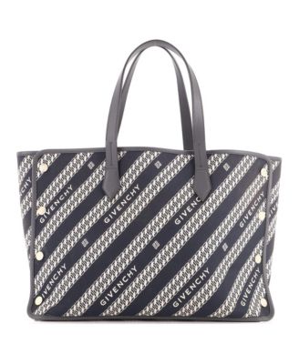 Medium Bond Shopper Tote Logo Jacquard Canvas