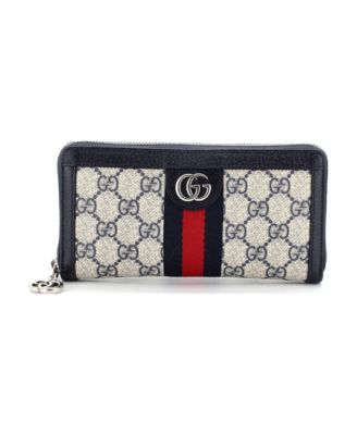 Ophidia Zip Around Wallet GG Coated Canvas