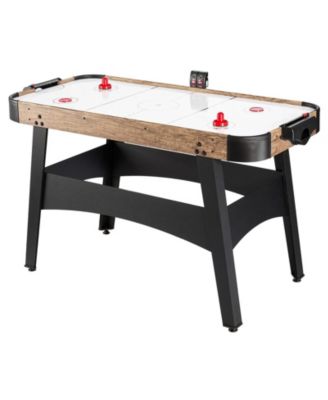 54-Inch MDF Air Hockey Table with Electronic Scorer and Leg Levelers