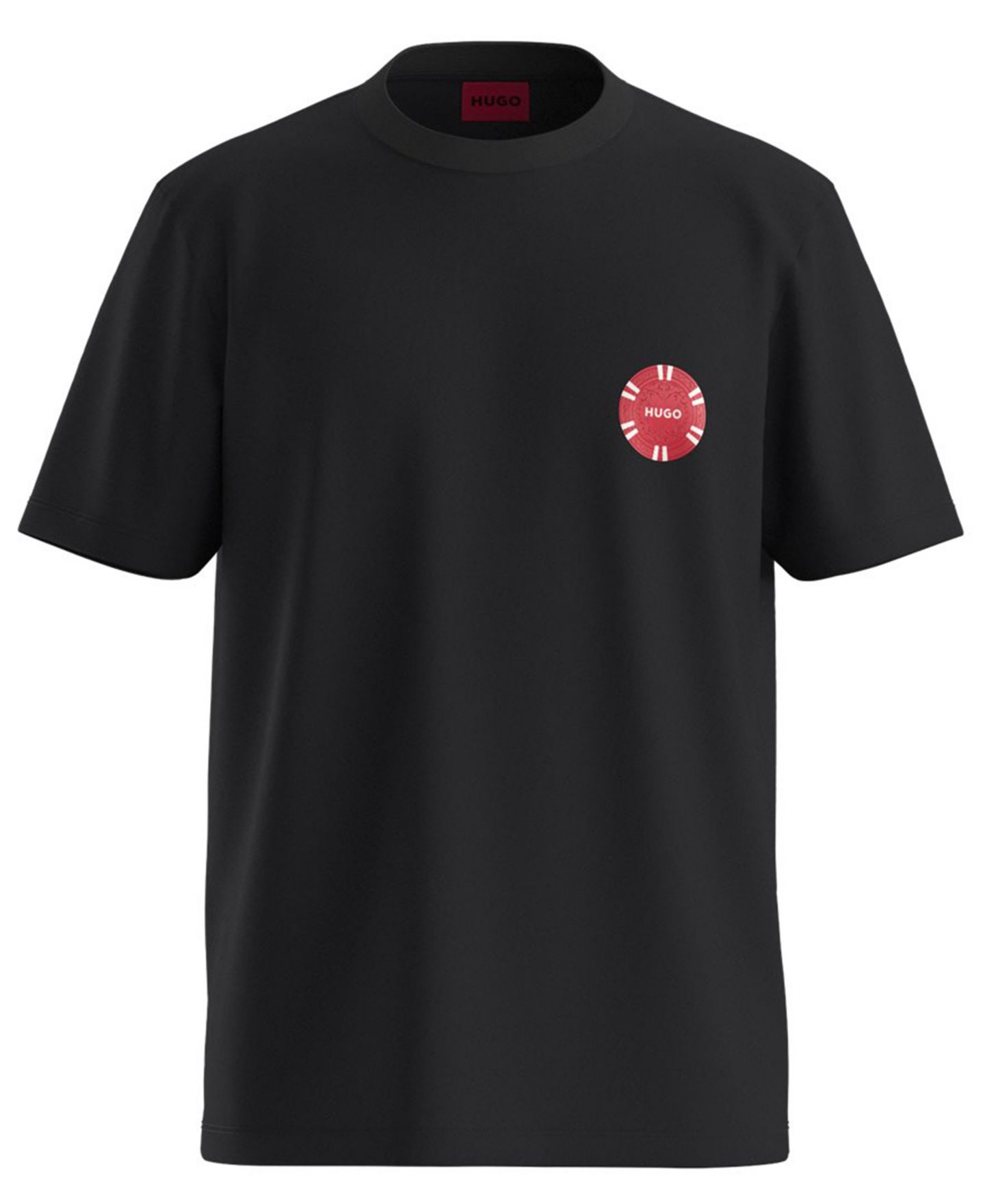 Мужская футболка Hugo Boss Datril Graphic Crewneck, цвет: Чёрный — фото 1