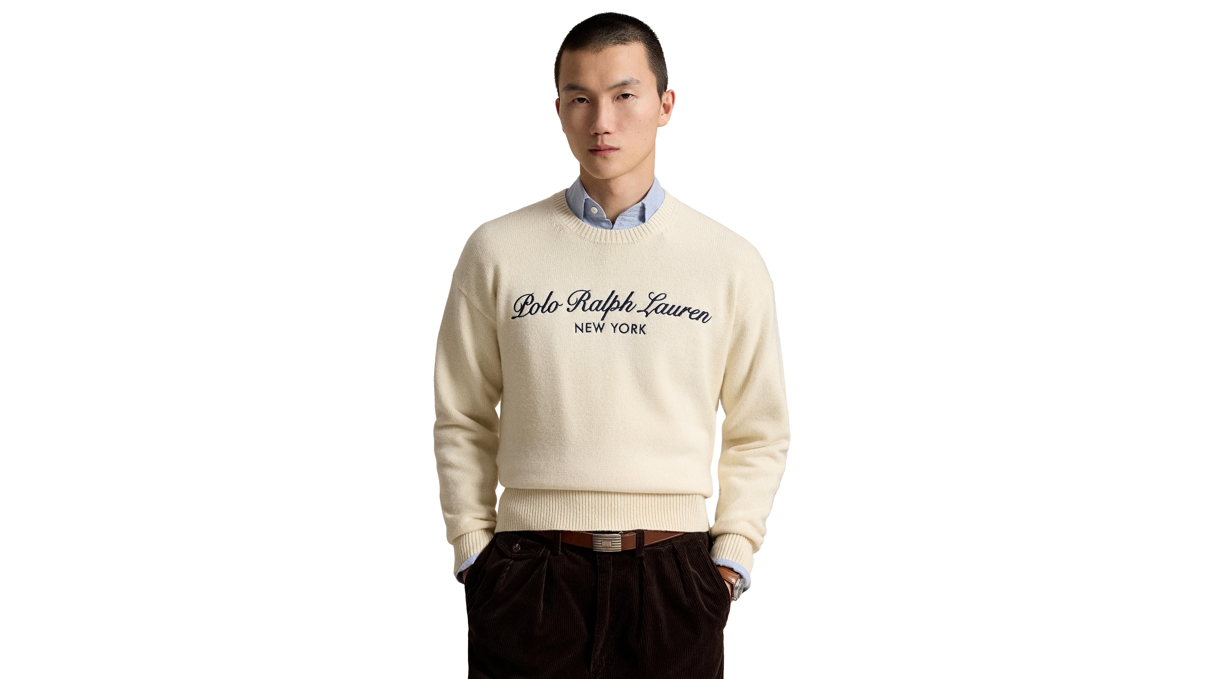 Polo Ralph Lauren Men's Regular-Fit Logo Wool-Cotton Sweater