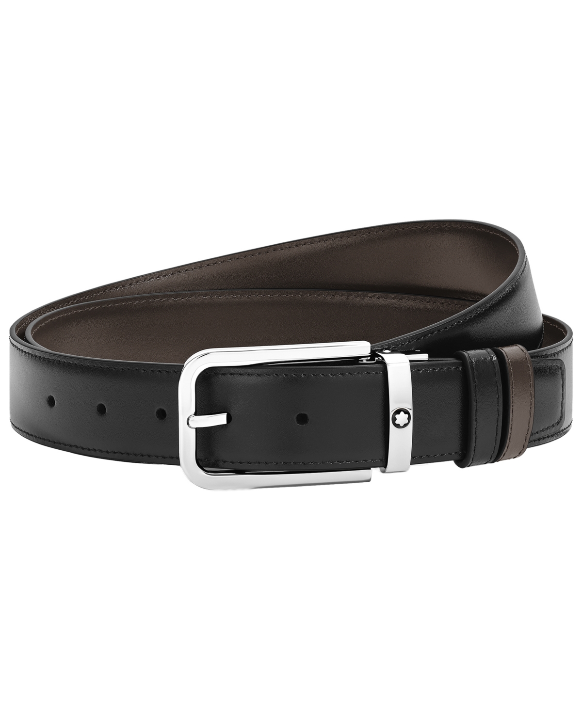 Montblanc Men's Reversible Leather Dress Belt