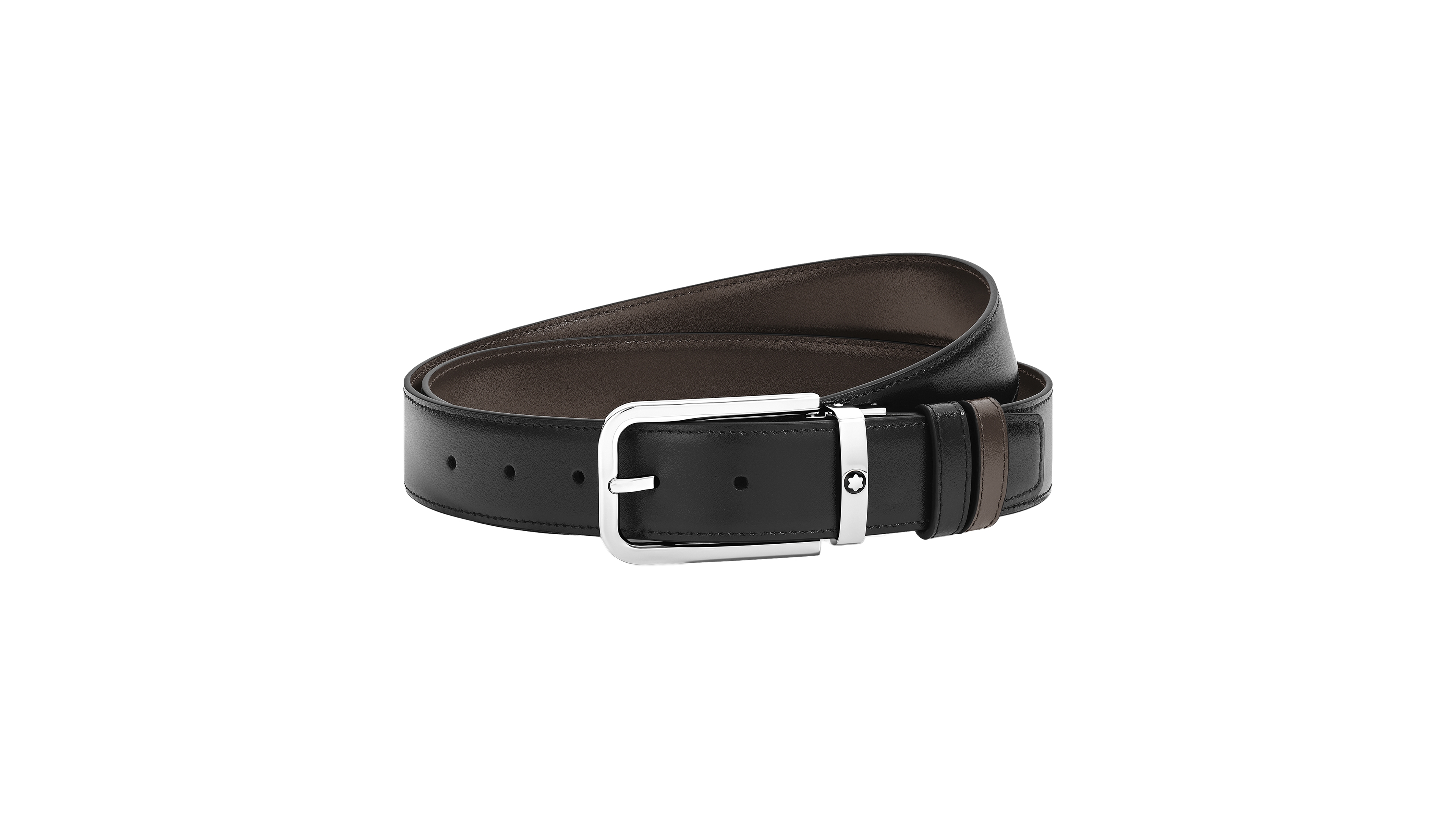 Montblanc Men's Reversible Leather Dress Belt