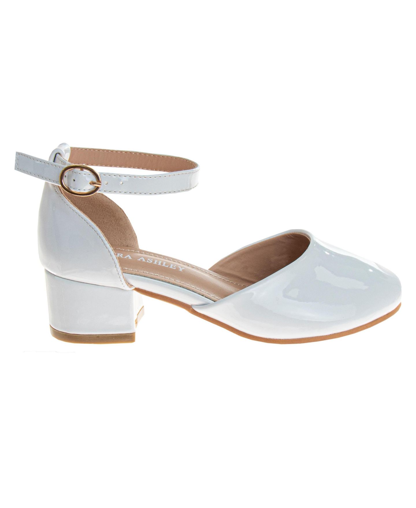 Туфли Laura Ashley Low Heeled Dress Shoes для девочек, цвет: Белый лаковый — фото 8