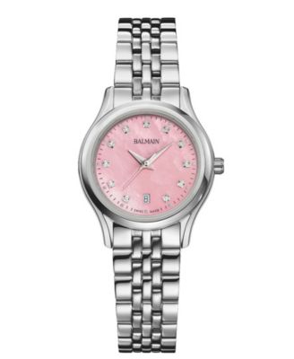 Women's Swiss Quartz Beleganza Silver Stainless Steel Watch 27mm