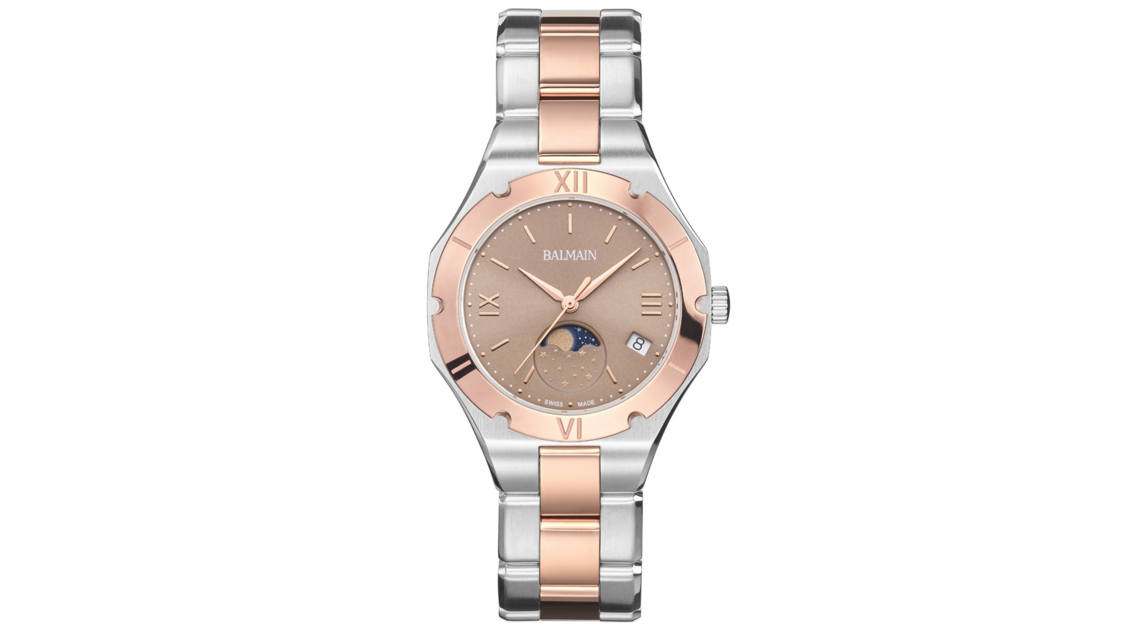 Balmain Women's Be Balmain Moonphase Two-Tone Stainless Steel Bracelet Watch 33mm