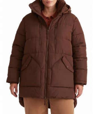 Plus Size Matterhorn Mid Hooded Puffer