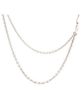 Pre-Owned HERMES Chaine d'Ancre Punk Long Double Necklace