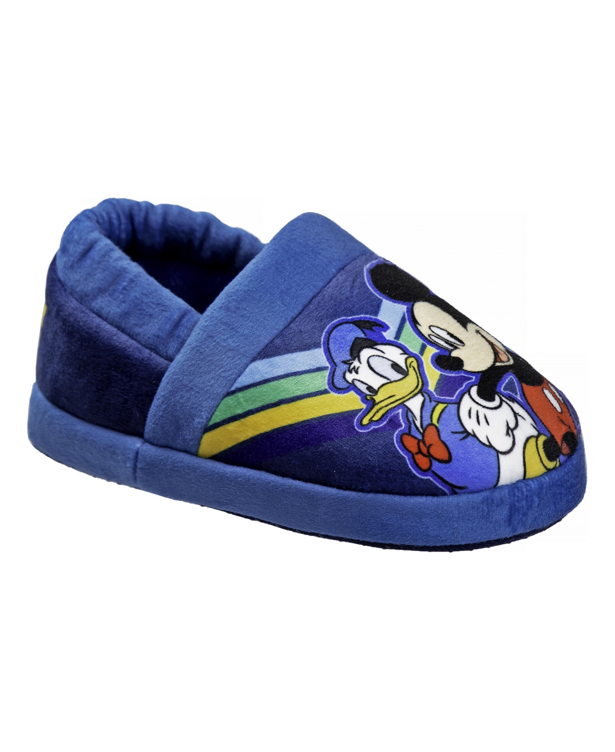 Disney Toddler Boys Mickey Mouse Slippers SlipOn Cozy Warm Soft Plush Indoor Wear Relax and Play