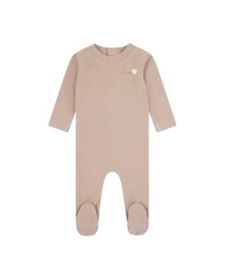 Baby Boys'1M - 12M Velour Hey Lil One Footie