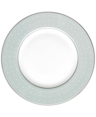 Monique Lhuillier Waterford - "&Eacute;toile Platinum" Blue Accent Plate, 9"