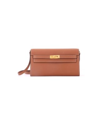 Pre-Owned HERMES Kelly To Go Wallet Evercolor