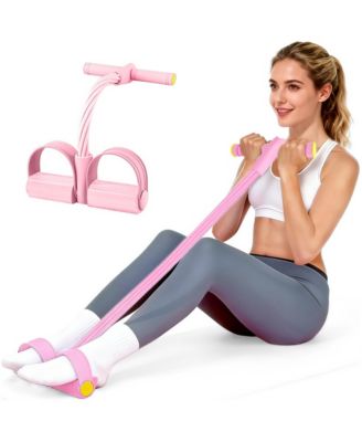 Upgraded 6 Tube Pedal Resistance Band With Handles Full Body Workout Equipment