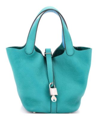 Pre-Owned HERMES PM Eclat Picotin Lock Bag Clemence