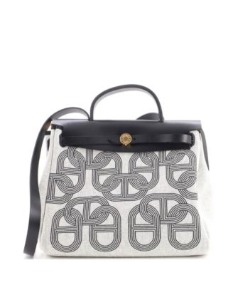 Pre-Owned HERMES 31 Herbag Zip Circuit 24 Vache Hunter and Leather