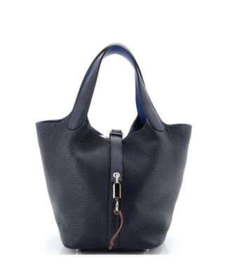 Pre-Owned HERMES PM Eclat Picotin Lock Bag Clemence