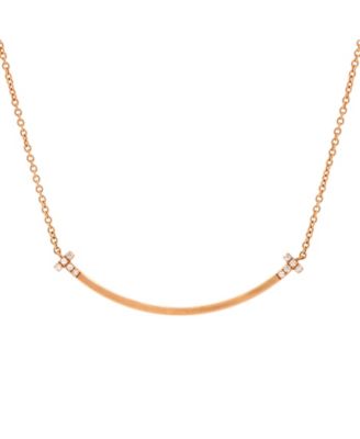 T Smile Pendant Necklace