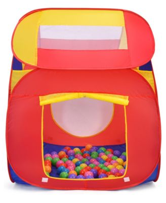 Portable Kid Play House Toy Tent with 100 Balls, for Backyard and Outdoor Active Play Ages 3 to 8 years