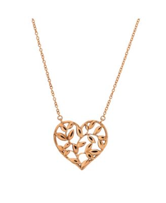 Paloma Picasso Olive Leaf Heart Pendant Necklace