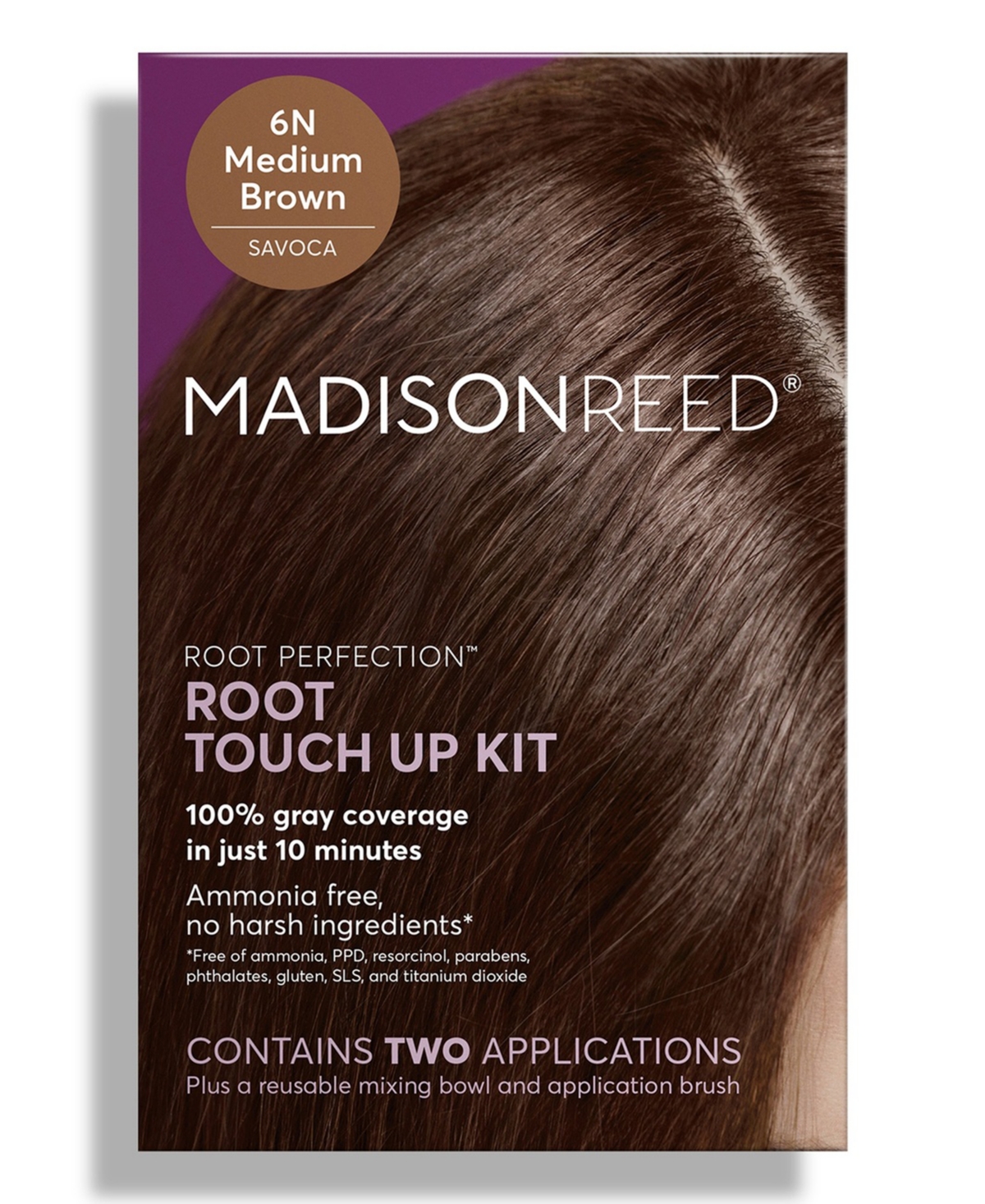 Madison Reed 6N Medium Brown Root Perfection Root Touch Up Kit