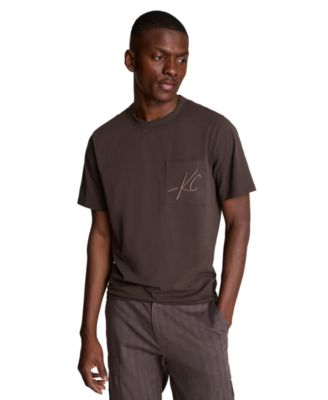 Men's Embroidered Pocket Classic-Fit T-Shirt