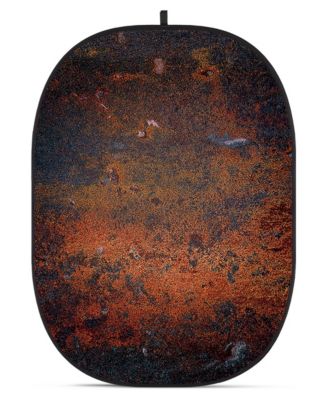 CBA-WR0011 5x6.5' Fabric Collapsible Backdrop, Rusty Wall