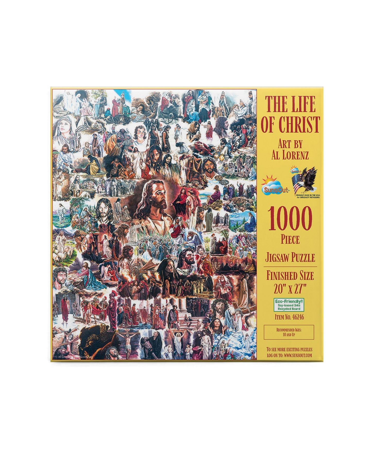 Детский пазл SunsOut The Life of Jesus Christ 1000 Piece Jigsaw Puzzle, от 15 лет — фото 3