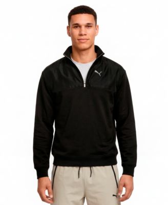 Men's Elevated Shine Fleece Half Zip Sweatshirt